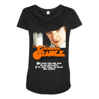 A Clockwork Orange Quote Design Maternity Scoop Neck T-shirt | Artistshot