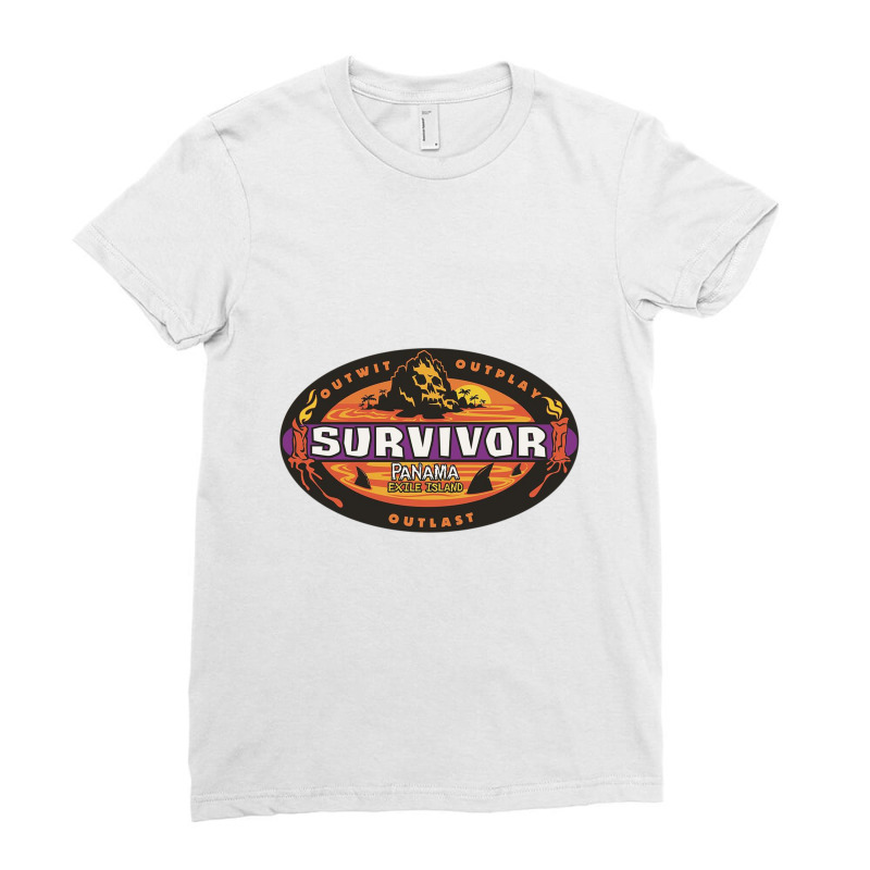 Survivor, Panama,survivor Show Reality Tv Island Ladies Fitted T-Shirt by mydepictionaddiction | Artistshot