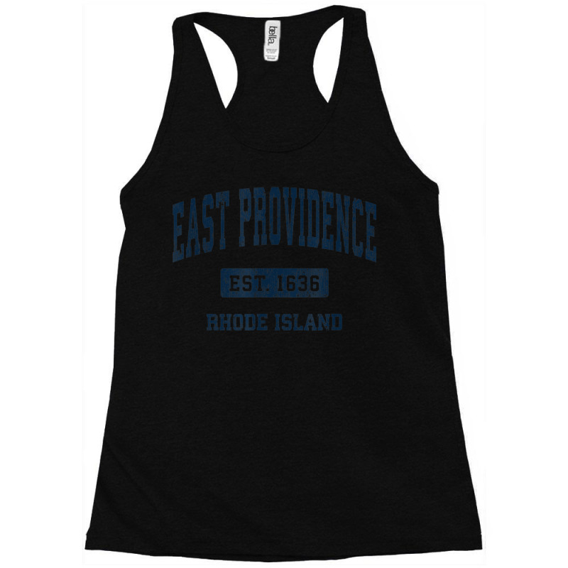 East Providence Rhode Island Ri Vintage Athletic Sports Desi Racerback Tank by Color | Artistshot