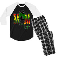 Womens World's Dopest Mom Ever Weed Mom Life Vintage Men's 3/4 Sleeve Pajama Set | Artistshot