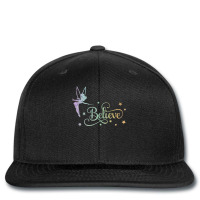 Tinkerbell Believe Funny Tinkerbellglitter Tinkerbell Glitter Fairy Ch Printed Hat | Artistshot