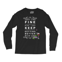 30 Year Old Birthday Gift T Shirt Fine 30 Year Old Wine Tee Long Sleeve Shirts | Artistshot