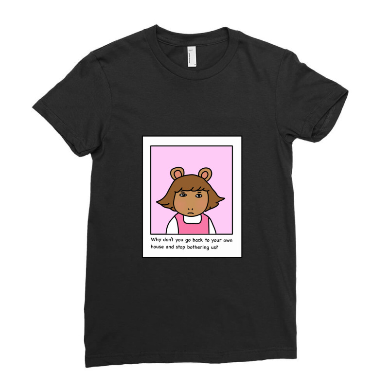 D.w. Is Over Francine 1 Ladies Fitted T-Shirt by PaulDupuy | Artistshot