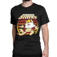 Thundercats Snarf Retro Sunset Portrait Classic T-shirt | Artistshot