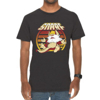 Thundercats Snarf Retro Sunset Portrait Vintage T-shirt | Artistshot