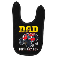 Mens Dad Of The Birthday Boy, Your Monster Truck Birthday Baby Bibs | Artistshot