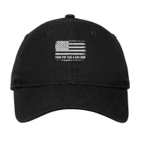 Corn Pop Was A Bad Dude Meme Vintage Us Flag Adjustable Cap | Artistshot