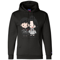 Cute-cartoon-couples- Champion Hoodie | Artistshot