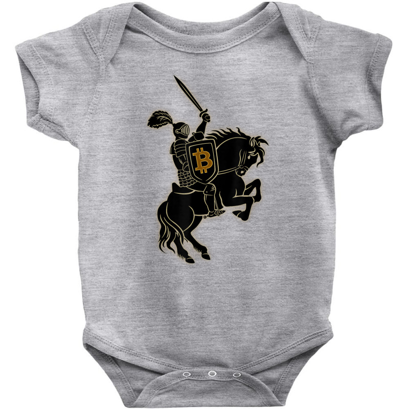 Bitcoin Crusader T Shirt Baby Bodysuit | Artistshot