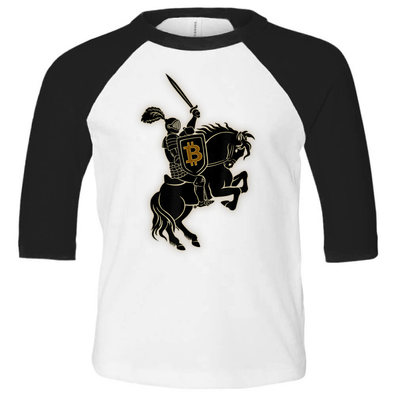 Bitcoin Crusader T Shirt Toddler 3/4 Sleeve Tee | Artistshot