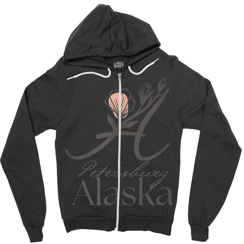 Proud Lady Petersburg Alaska Women Home Sweet Home Zipper Hoodie by Complete | Artistshot