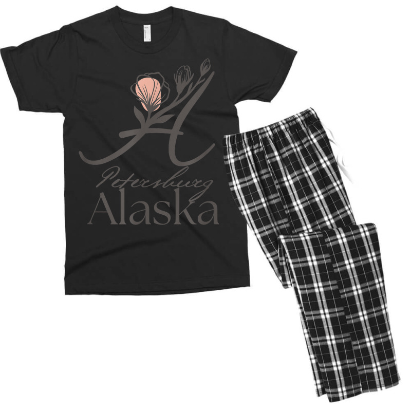 Proud Lady Petersburg Alaska Women Home Sweet Home Men's T-shirt Pajama Set by Complete | Artistshot