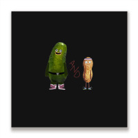 Pickle And Peanut Metal Print Square | Artistshot