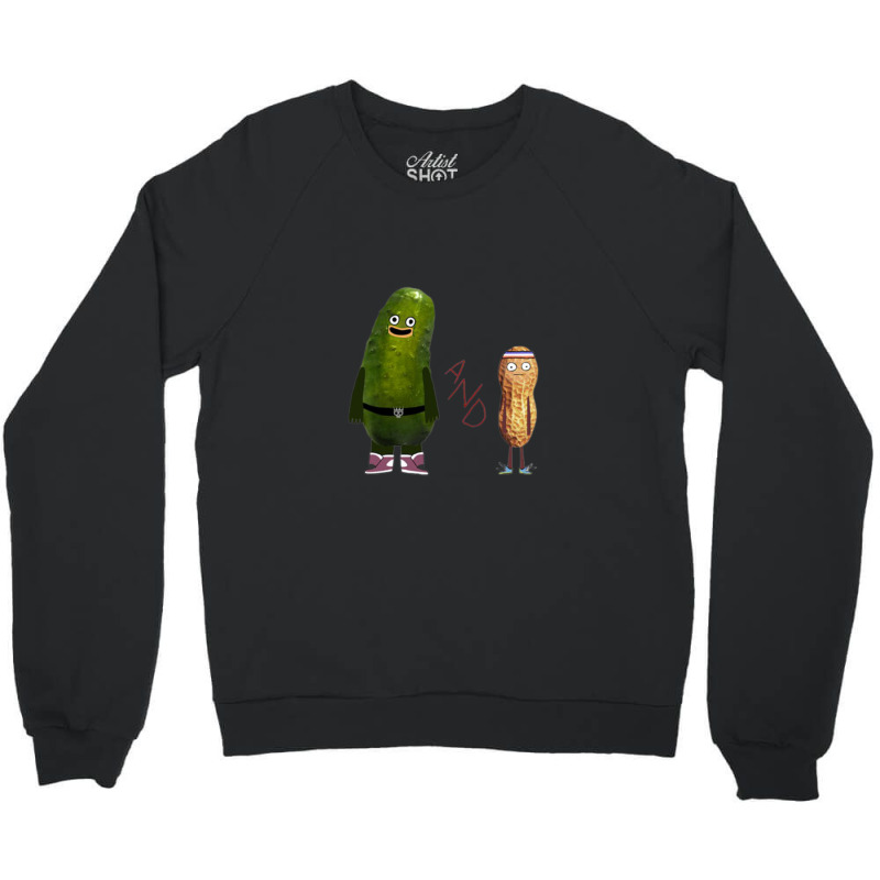 Pickle And Peanut Crewneck Sweatshirt | Artistshot