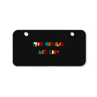 From Michigan With Love Bicycle License Plate | Artistshot