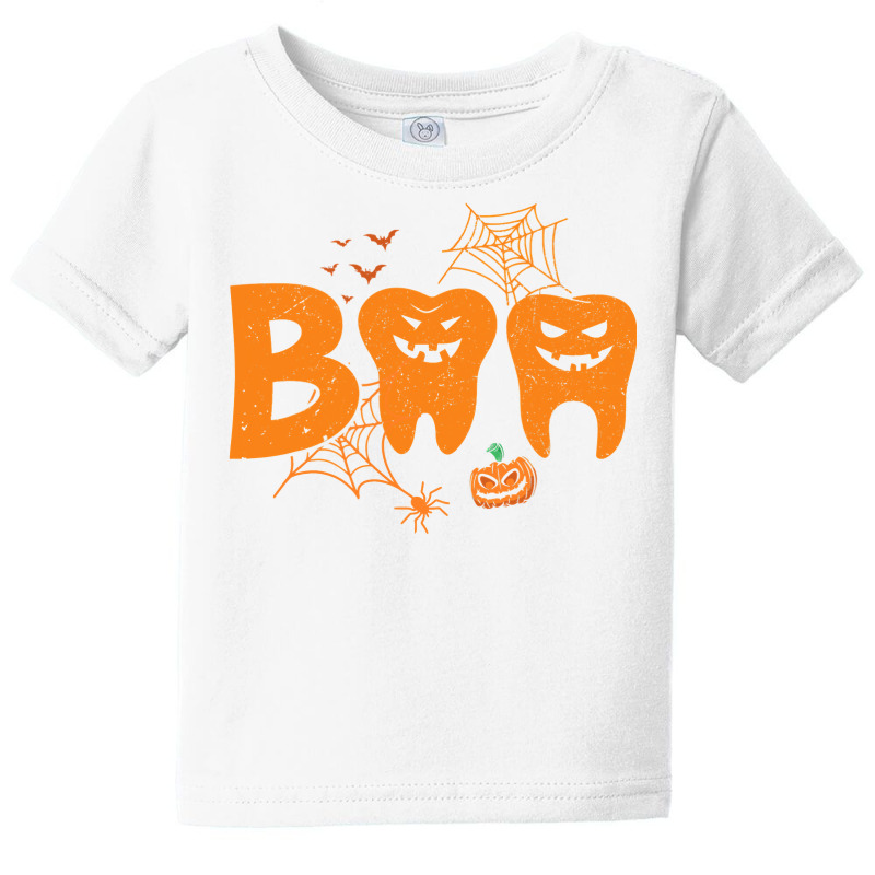 Halloween Boo Dentist Pumpkin Costume Dental Assistant Gift Baby Tee | Artistshot