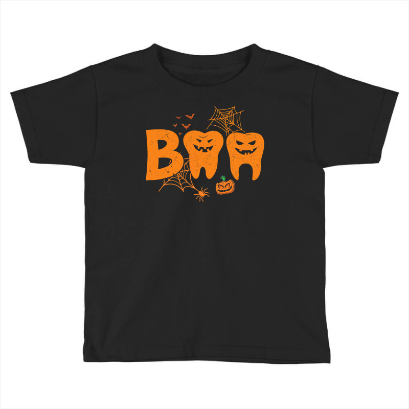 Halloween Boo Dentist Pumpkin Costume Dental Assistant Gift Toddler T-shirt | Artistshot