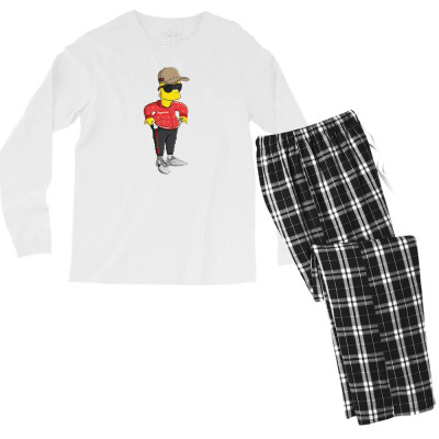 Bart Men's Long Sleeve Pajama Set Designed By Disgus_thing