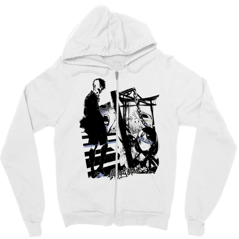 Monogatari Series Mirror World  V1 Zipper Hoodie by cm-arts | Artistshot