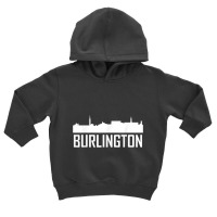 Burlington Vermont Skyline Silhouette T Shirt Toddler Hoodie | Artistshot