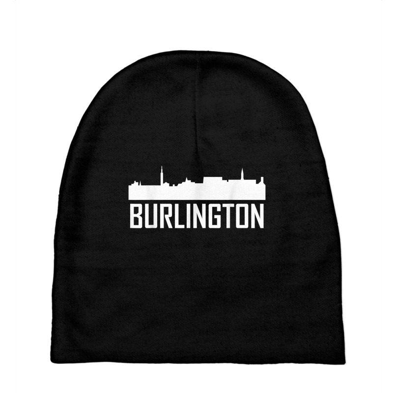 Burlington Vermont Skyline Silhouette T Shirt Baby Beanies | Artistshot