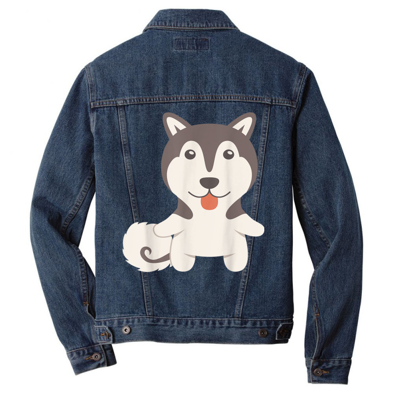 Alaskan Malamute T Shirt Men Denim Jacket | Artistshot