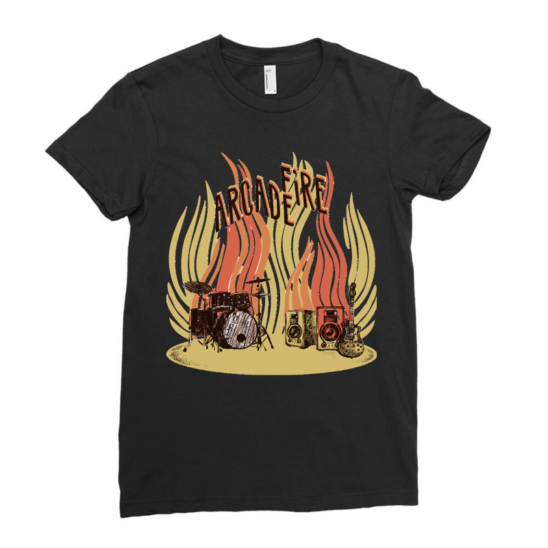 The Arcade Fire Ladies Fitted T-Shirt by cm-arts | Artistshot