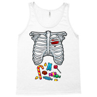 Halloween Costume Xray Skeleton Rib Heart Candy Adult Kids Tank Top | Artistshot