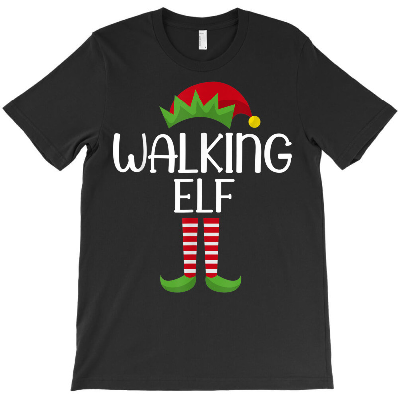 Walking Elf Family Matching Group Christmas Party Pajama T-shirt | Artistshot