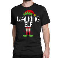 Walking Elf Family Matching Group Christmas Party Pajama Classic T-shirt | Artistshot