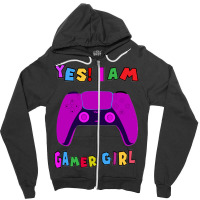 Yes! I Am A Gamer Girl Classic Zipper Hoodie | Artistshot