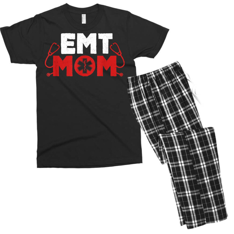 Emt Mom Emergency Medical Technicians Ems First Responder T Shirt Men's T-shirt Pajama Set | Artistshot