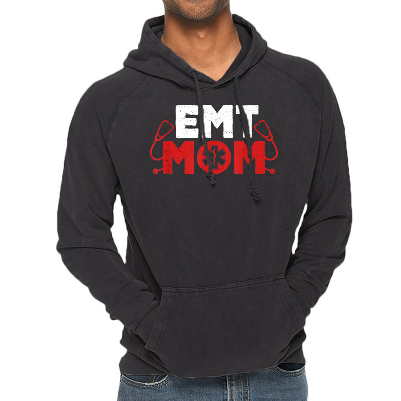 Emt Mom Emergency Medical Technicians Ems First Responder T Shirt Vintage Hoodie | Artistshot