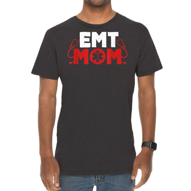 Emt Mom Emergency Medical Technicians Ems First Responder T Shirt Vintage T-shirt | Artistshot