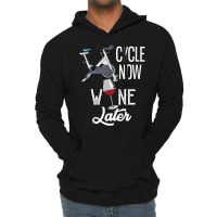 Cycle Now Wine Later Funny Indoor Cycling Tank Top Lightweight Hoodie | Artistshot