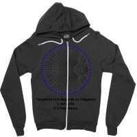 Radio Electrical Electronic Engineer Smith Chart Tee Zipper Hoodie | Artistshot