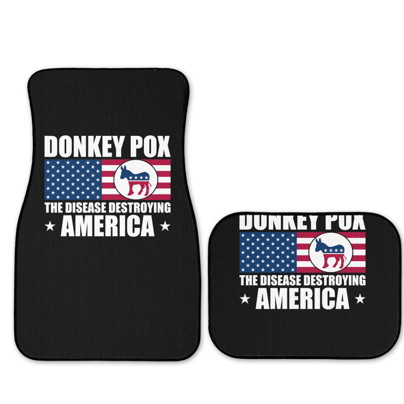 Funny Joe Biden Donkey Pox The Disease Dest Full Set Car Mats By Cm ...