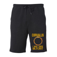 Corvallis Oregon Total Solar Eclipse 2017 T Shirt Fleece Short | Artistshot