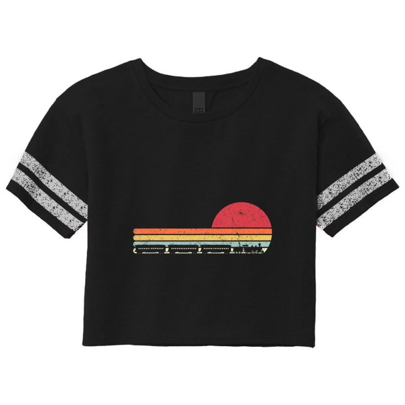 Train Retro Style Scorecard Crop Tee by atereabag | Artistshot