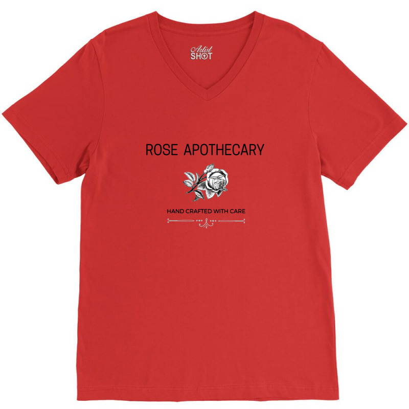 Rose Apothecary Logo V-neck Tee | Artistshot