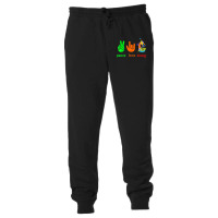 Peace Love Biology Microscope Painter Science Teach Unisex Jogger | Artistshot