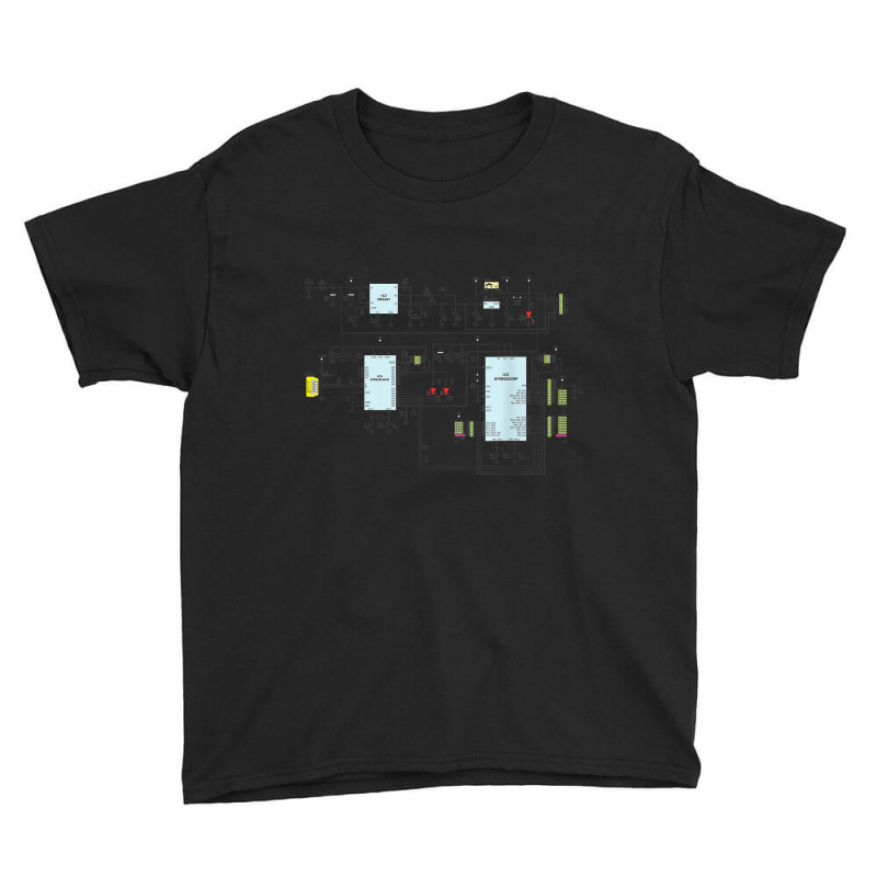 Electronic Engineer Geek Nerd Circuit Shirt Youth Tee by cm-arts | Artistshot