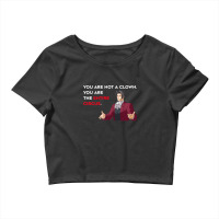 Miles Edgeworth Entire Circus Quote Crop Top | Artistshot