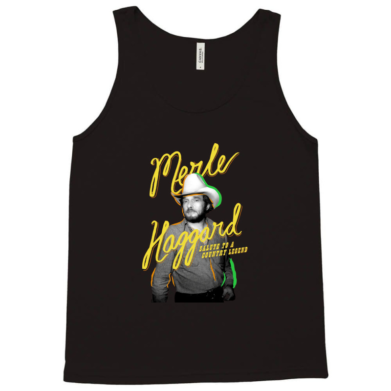 Salute To Country Legend Tank Top by cm-arts | Artistshot