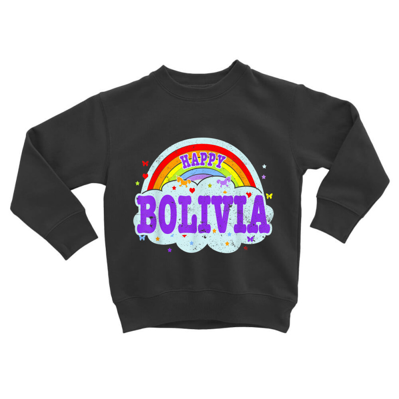 Bolivia Shirt Happy Shirt Home Shirt Toddler Sweatshirt | Artistshot