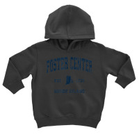 Foster Center Rhode Island Ri Vintage Athletic Navy Sports D Toddler Hoodie | Artistshot