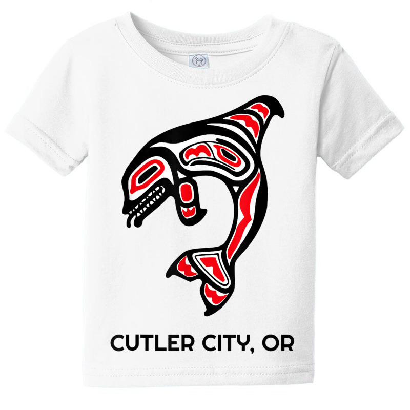 Cutler City, Oregon Native American Orca Killer Whales Baby Tee | Artistshot