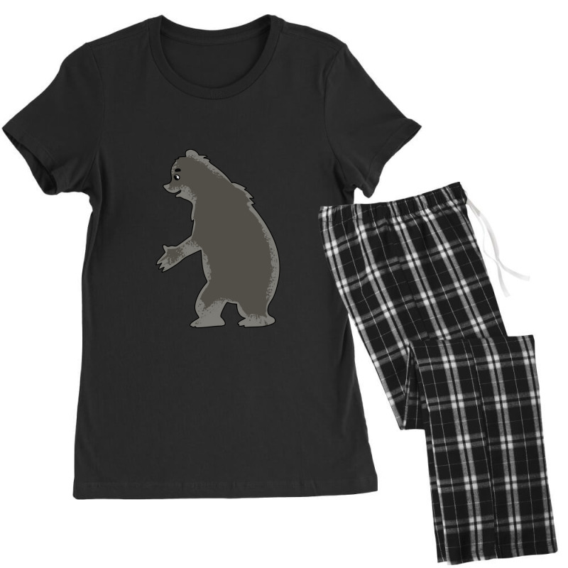 Eating Bear Cartoon Animals Causes Pandemics T-shirts Collection With  Women's Pajamas Set | Artistshot