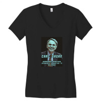 Carl Sagan Quote Cosmos Women's V-neck T-shirt | Artistshot