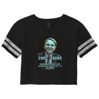 Carl Sagan Quote Cosmos Scorecard Crop Tee | Artistshot